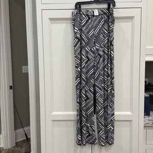 Victoria's Secret PINK Pajama Lounge Pants Medium black& white geo print NWT